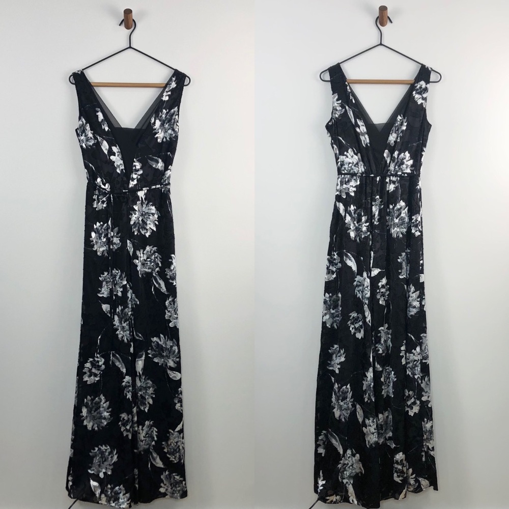 White House Black Market velvet romper jumpsuit size 2